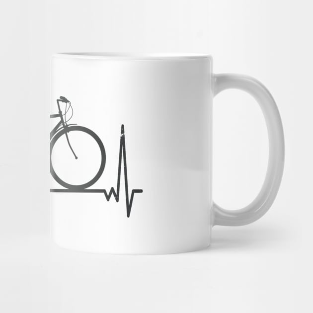 Heartbeat Bike Life by Promen Shirts